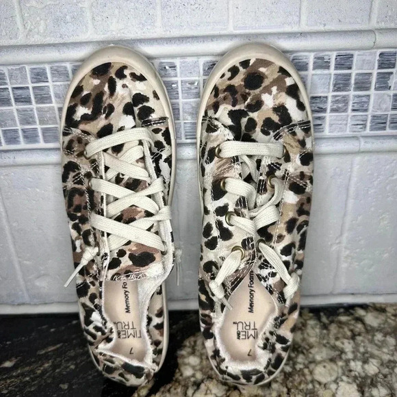 Time And Tru - Leopard Print!! Woman's Shoes Size 7, NEW without Tags! - Picture 1 of 7